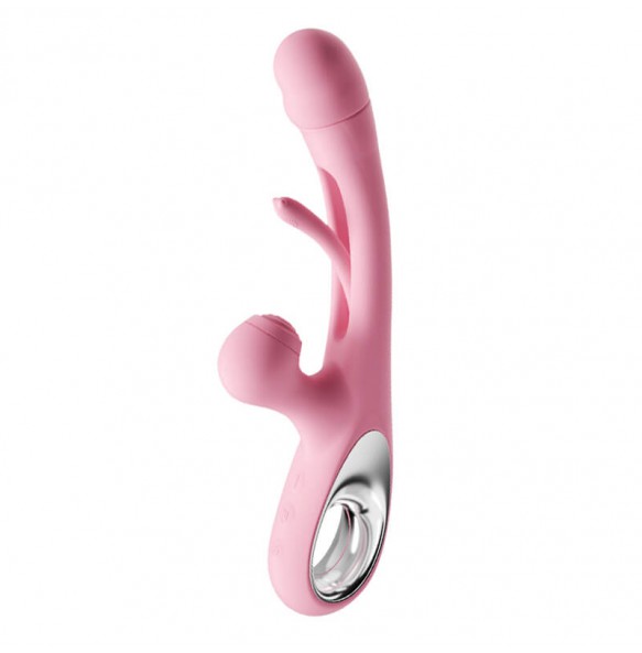 MizzZee - Swing Tongue Vibrating Suction Wand (Chargeable - Pink)